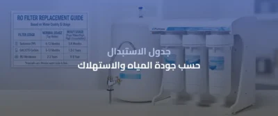 صيانة فلتر مياه